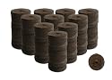 100 Count- Jiffy 7 Peat Soil Pellets Seeds Starting Plugs: Indoor Seed Starter- Start Planting Indoors for Transplanting to Garden or Planter Pot