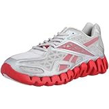 Reebok Zigtech Zig Zigsonic Laufschuhe silber/rot, Größe:42.5