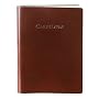 Brown Embossed Carpe Diem Leather Journal - Lined