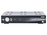 Smart Zappix HDTV Satelliten Receiver inkl. Fernbedienung (HD+, inkl. HD+ Karte für 1 Jahr) schwarz
