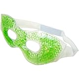 Swissco Spa Bella Soothing Gel Bead Eye Mask Hot or Cold Relief, Large