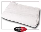 Saunahandtuch Saunalaken Saunat�cher Frottee "Bari" Gr�sse 80x200 cm, Farbe weiss