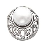 14K White Gold Akoya Cultured Pearl Earrings