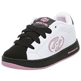  : Heelys Little Kid/Big Kid Glitter Skate Shoe,White/Black/Pink,1 M US Little Kid