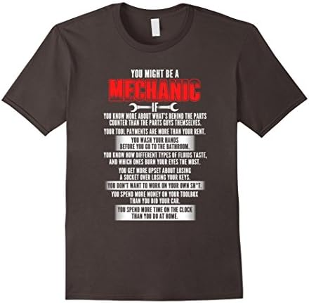 Men's Mechanic shirt You might be a Mechanic Large Asphalt