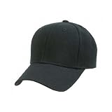 Plain Fitted Hat - Black