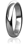 Plain Mens or Ladies Classic Domed Wedding Band, 5mm wide, 2mm thick, comfort fit in 14k Gold