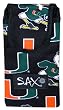 University of Miami Canes Hurricanes Cell Phone Glasses Case by Broad Bay