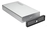 AMPAQS XTRASTOR 3.5 SATA/IDE HARD DRIVE ENCLOSURE W/ ONE TOUCH BACK UP FUNCTION, SILVER