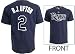 Majestic Navy Tampa Bay Rays B.J. Upton Tee