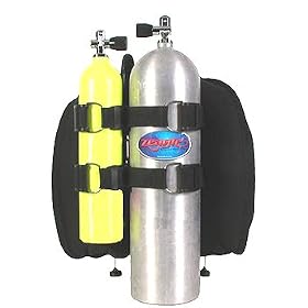 Zeagle H. D. Pony Bottle Heavy Duty Kit Twin Straps 8029HD Tank Holder Scuba Dive Diving Diver