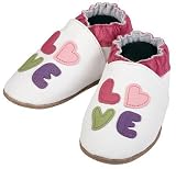 Robeez Love White Soft Sole Baby Shoes 6-12 months * 08 Newest Collection -- We Have Large Selections! *