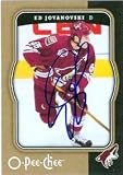 Ed Jovanovski autographed Hockey Card (Phoenix Coyotes) 2007-2008 O-Pee-Chee
