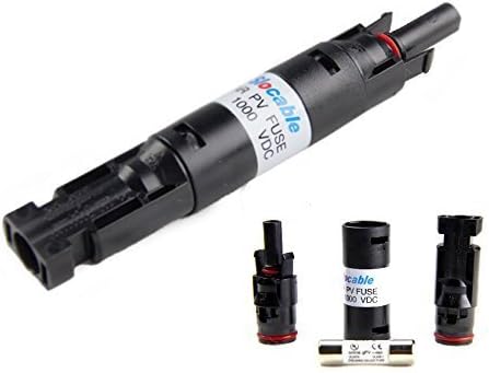 Odyssey 20A MC4 Solar PV In-Line Fuse Holder Waterproof w/ Fuse 20 Amp by Odyssey Solar