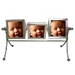 Rotating Cube Frame - Silver (2x2")