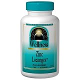 Wellness Zinc Lozenges 23mg Peach-Raspberry 120 Tablets - By Source Naturals