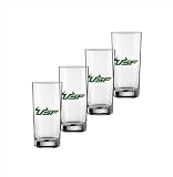NCAA South Florida Bulls Set of 4 Highball Glasses, 16-Ounce