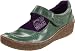 Groundhog Women's Maggie Flat,Dark Green Leather,38 EU/7 M US
