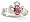 14K White Gold Genuine Oval Pink Tourmaline and Diamond Celtic Claddagh Ring - Size 4