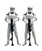 スター・ウォーズ ARTFX+ クローン・トルーパー シスの復讐版 2パック (1/10スケール PVC塗装済み簡易組立キット)