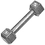 CAP Barbell 5 lb. Solid Gray Hex Dumbbell - Single