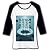 【トイレでの心の叫び】トイレットシリーズ 「便座に他人の陰…」以下略。 七分袖リブラグランTシャツ( M