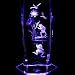 Dragonflies with Frogs 3D Laser Etched Crystal includes Two Separate LED's Display Light Base!