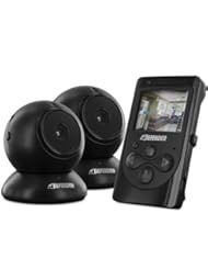 Photography: Defender Phoenix 2.4" Two Camera Digital Wireless Security Video Monitor System with Invisible LED Night Vision and Two Way Talk Intercom - Defender