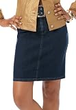 Stretch Denim Skirt