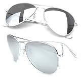 Vintage Retro Mirror Aviator Sunglass