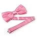 TopTie Mens Pretied Satin Tuxedo Pink Bowtie Bow Tie, Breast Cancer Awareness Color