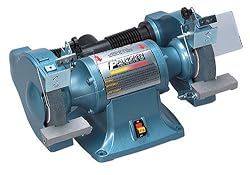 Palmgren 82082 8-Inch 3/4HP 3 Phase Bench Grinder, Dark Grey/Black