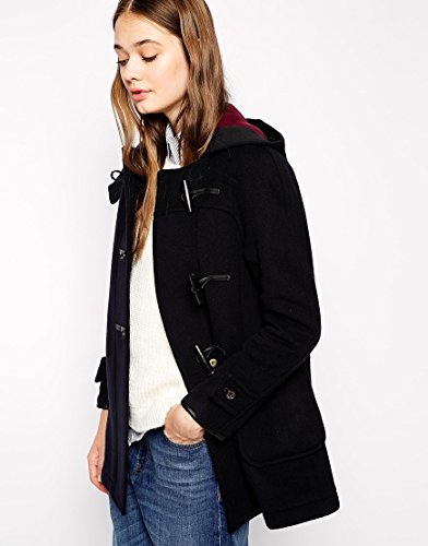 Gloverall Asymmetric Hooded Duffle Coat 並行輸入品