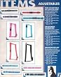 Tuff Adjustalbe Collars 3/4" x 14" - 20" Black