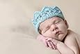 Crochet Baby Boy Blue Prince Crown Photography Photo Props Props 3-6 Months