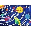 Kids Educational Solar System Rug 19 x 29 Rug