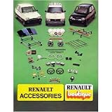 1981 RENAULT Accessories Sales Brochure Book by Renault