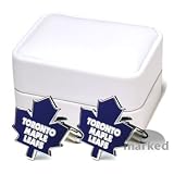 Toronto Maple Leafs NHL Logod Executive Cufflinks w/Jewelry Box