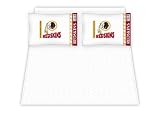 Best Quality Micro Fiber Sheet Set - Washington Redskins NFL /Color White Size Full