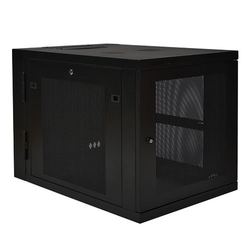 Tripp Lite SRW12US33 12U Wall Mount Rack Enclosure Server Cabinet Door/Sides, Hinged, 33-Inch Deep