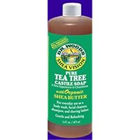 Tea Tree Castile Soap with Organic Shea Butter 16 Ounces