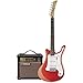 Yamaha EGV103RCF Electric Surf Guitar with Accessory Kit and Amp, Red
