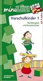 miniL&Uuml;K &Uuml;bungen f&uuml;r Vorschulkinder: mini L&Uuml;K, &Uuml;bungshefte, &Uuml;bungen f&uuml;r Vorschulkinder: Spielreihen zur Merkf&auml;higkeit und Konzentration: HEFT 1 - Heinz Vogel