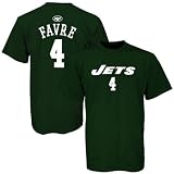 Reebok New York Jets #4 Brett Favre Youth Green Player T-shirt