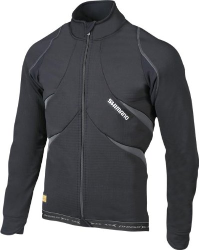 SHIMANO Herren PREMIUM Windflex-Gold Jacke, Schwarz/Silber/Grau, M, CW0M206105 Preisvergleich