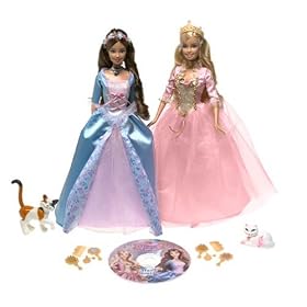 Barbie as the Princess and the Pauper Princess Anneliese and Erika Musical Gift Set