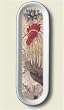 Spoon Rest ~ Iron Gate Rooster ~ 11 inches x 3.5 inches ~ heavy ceramic ~ code xxx