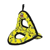 Tuffy Ultimate Series 3-Way Ring Toy, Yellow Bones