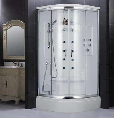 Buy NIAGARA Jetted Shower Cabin SHJC-2140406-00 White Finish (Optional steam generator) (DreamLine Showers, Plumbing, Bathtubs Showers & Saunas, Showers, Steam Showers)