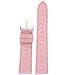 Watch Band Genuine Leather Lizard Grain Pink 16mm